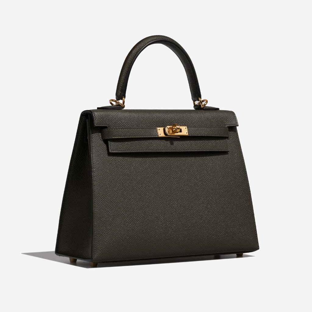 Hermès Kelly Sellier 25 Epsom Vert de Gris | SACLÀB