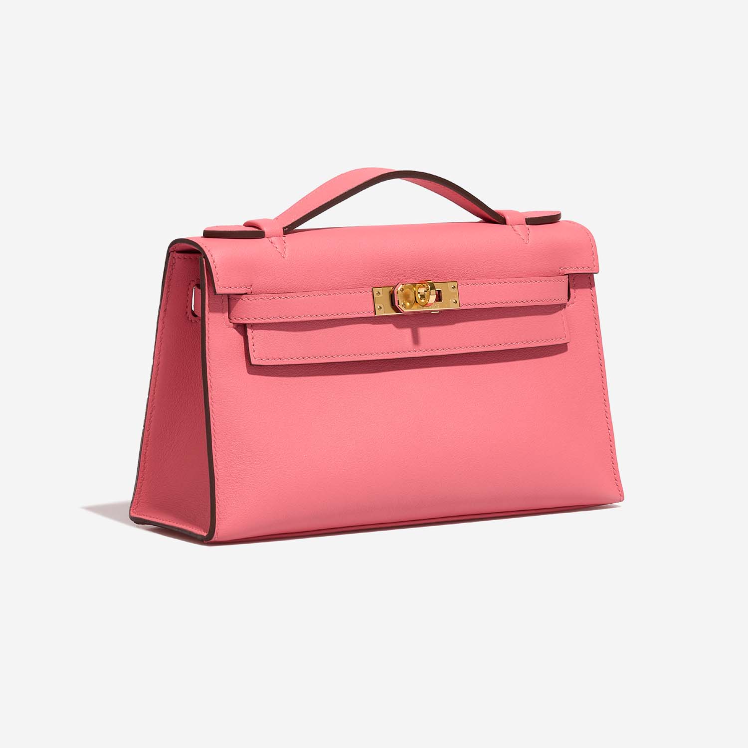 Hermès Kelly Pochette RoseAzalee Side Front | Vendez votre sac de créateur sur Saclab.com