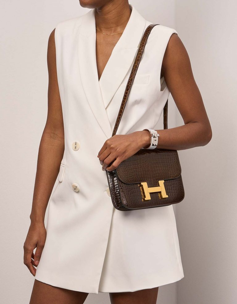 Hermès Constance 23 Marron 0F | Sell your designer bag on Saclab.com