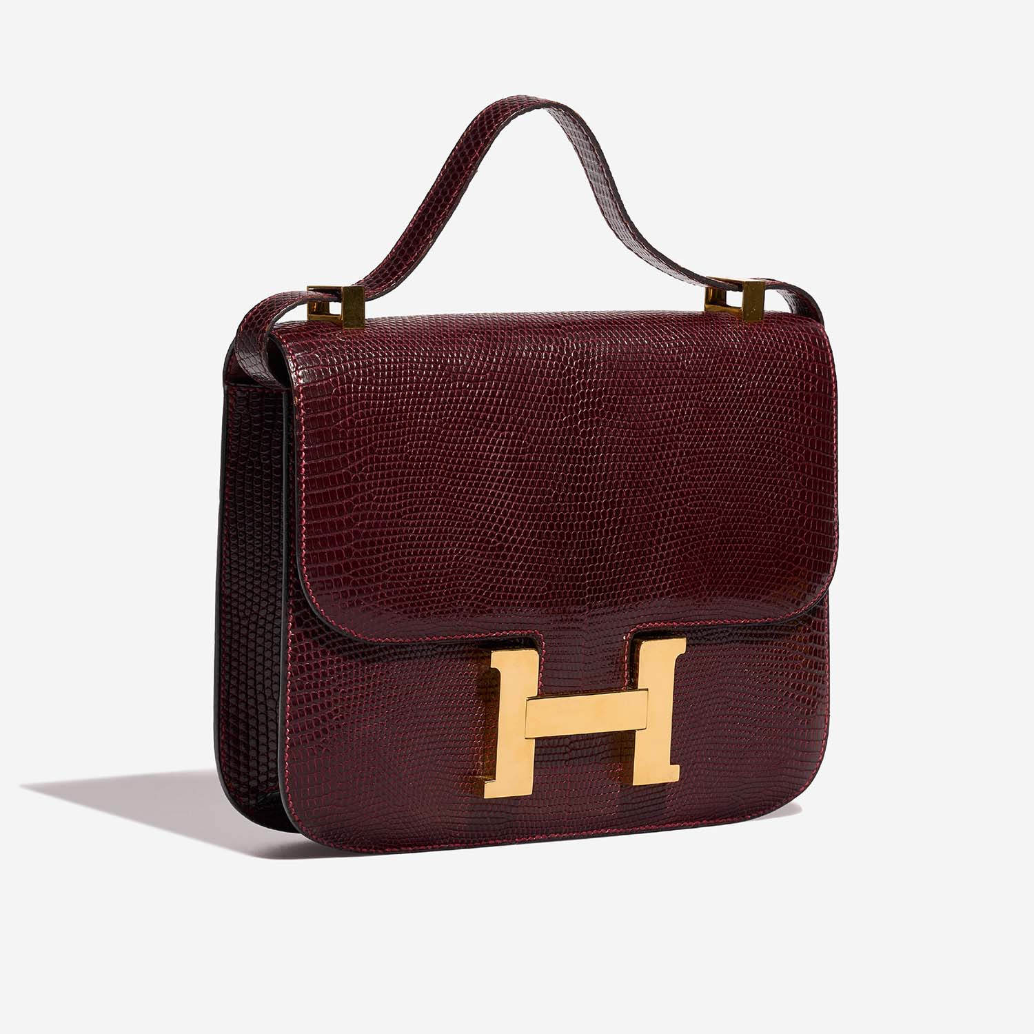 Hermès Constance 23 Bordeaux Side Front  | Sell your designer bag on Saclab.com