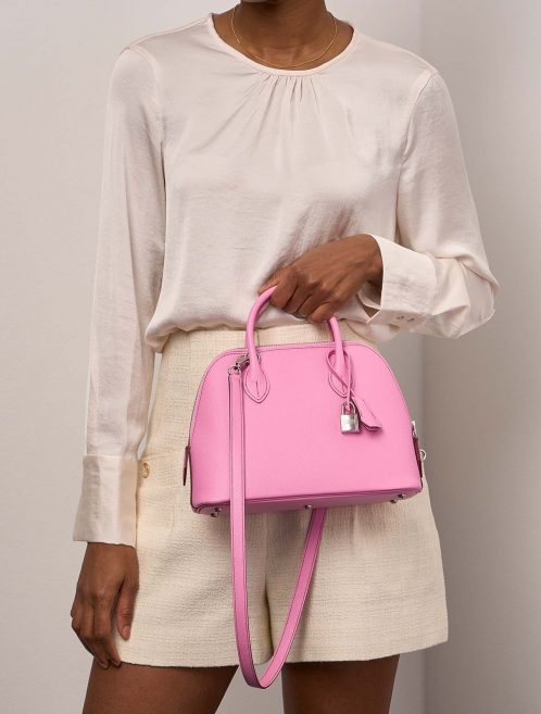 Hermès Bolide 25 Bubblegum Sizes Worn | Sell your designer bag on Saclab.com