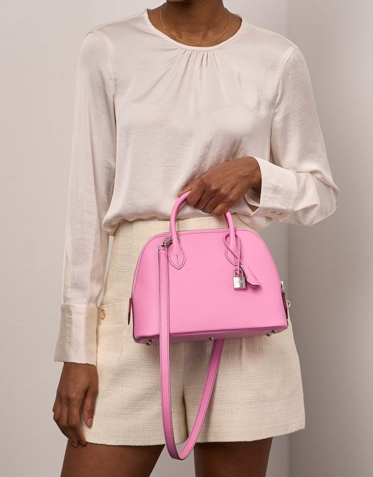 Hermès Bolide 25 Bubblegum Sizes Worn | Sell your designer bag on Saclab.com