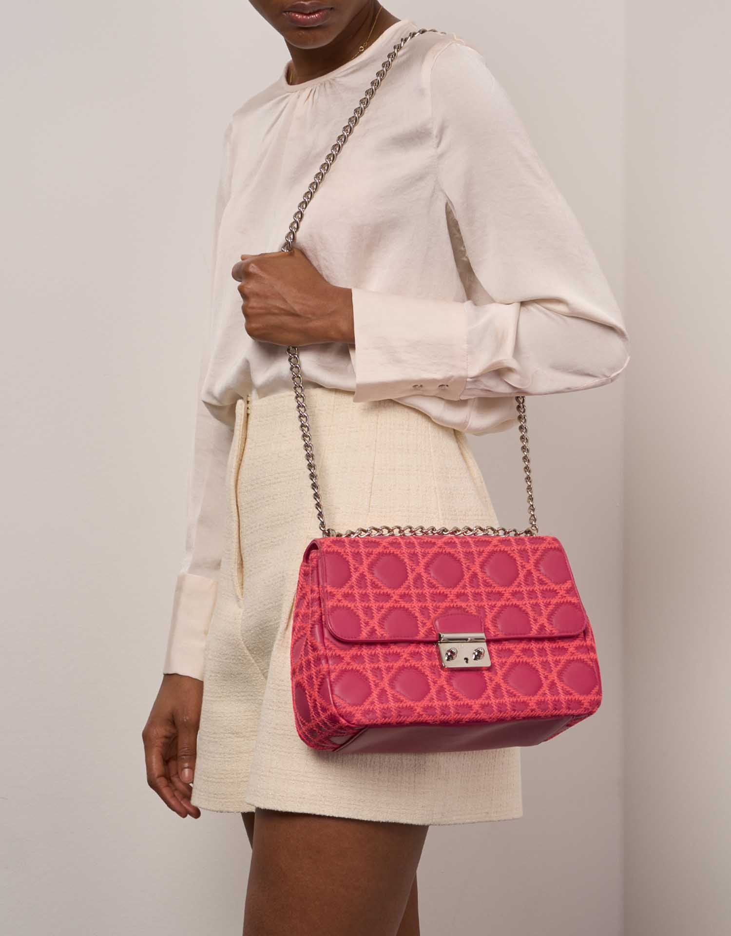 Gebrauchte Dior Tasche Miss Dior Medium Lammleder Pink Pink, Rose | Verkaufen Sie Ihre Designer-Tasche auf Saclab.com