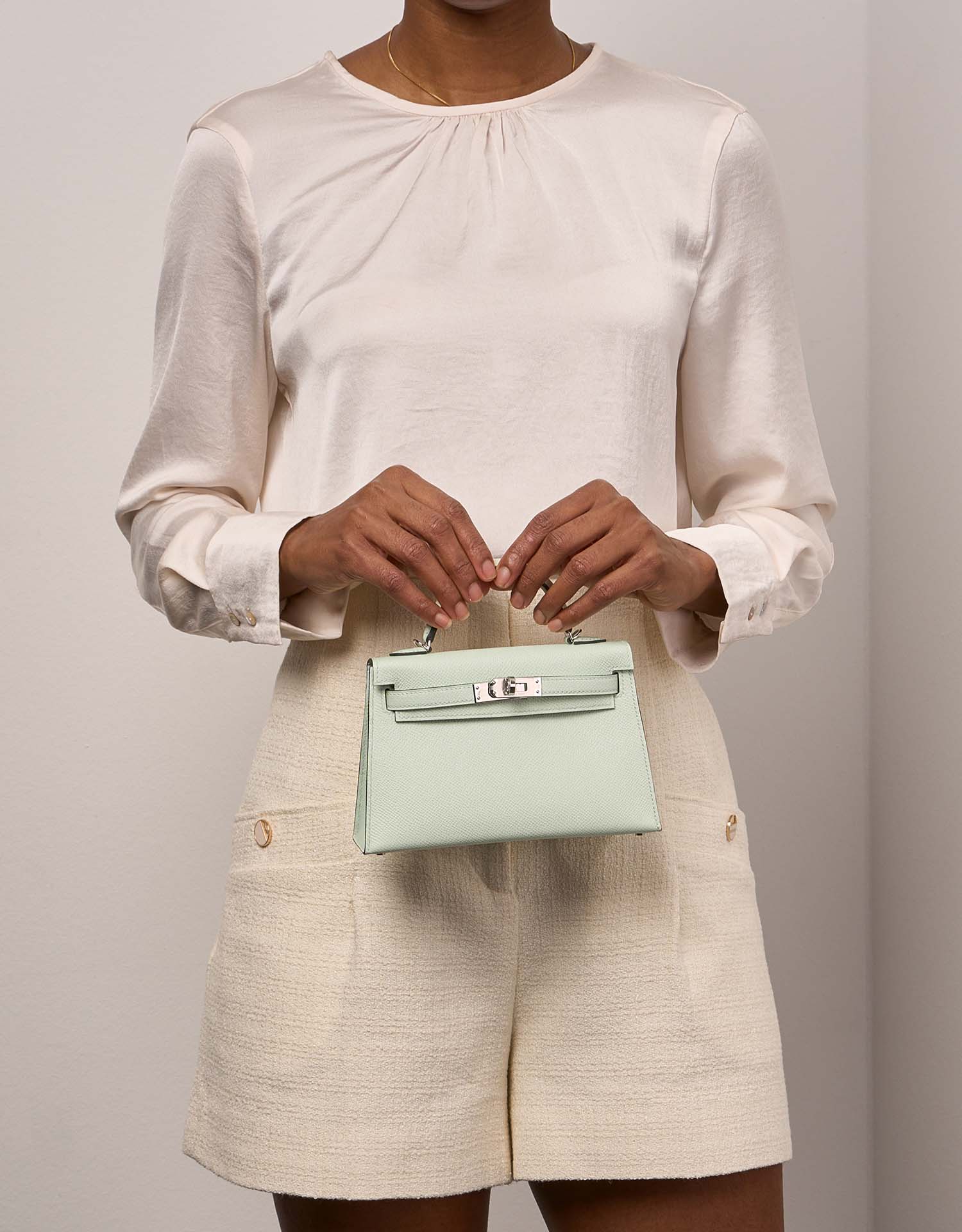 Hermès Kelly Mini VertFizz 1M | Verkaufen Sie Ihre Designer-Tasche auf Saclab.com