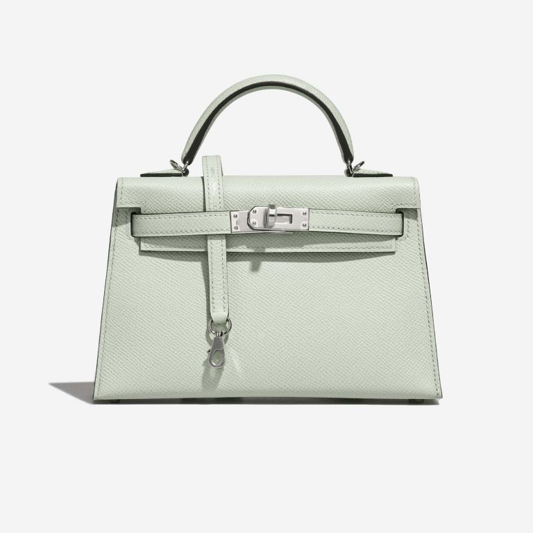 Hermès Kelly Mini VertFizz 2F S | Sell your designer bag on Saclab.com