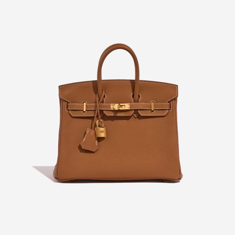 Hermès Birkin 25 Gold 2F S | Sell your designer bag on Saclab.com