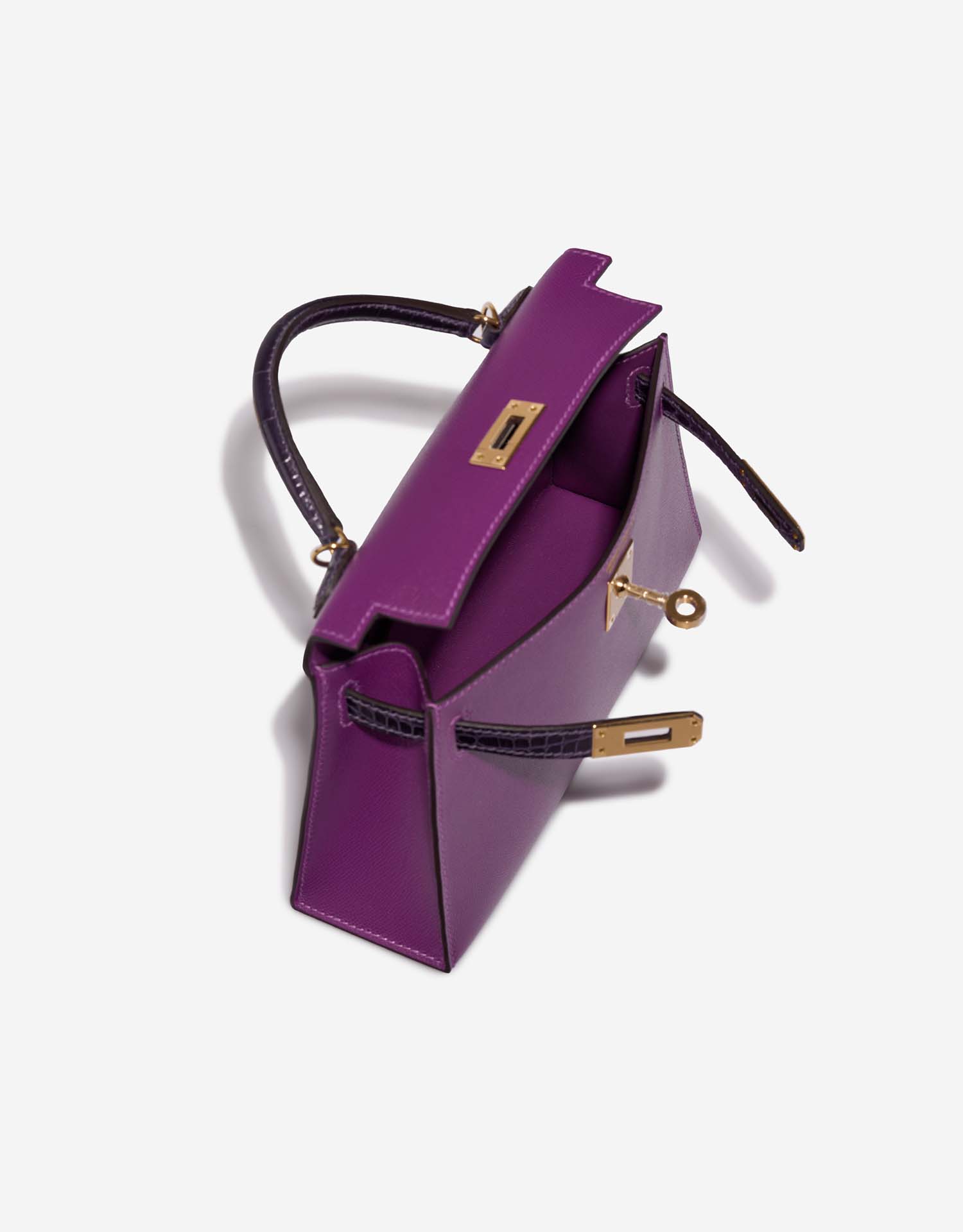 Hermès Kelly Mini Anemone-Amethyst Inside | Verkaufen Sie Ihre Designer-Tasche auf Saclab.com