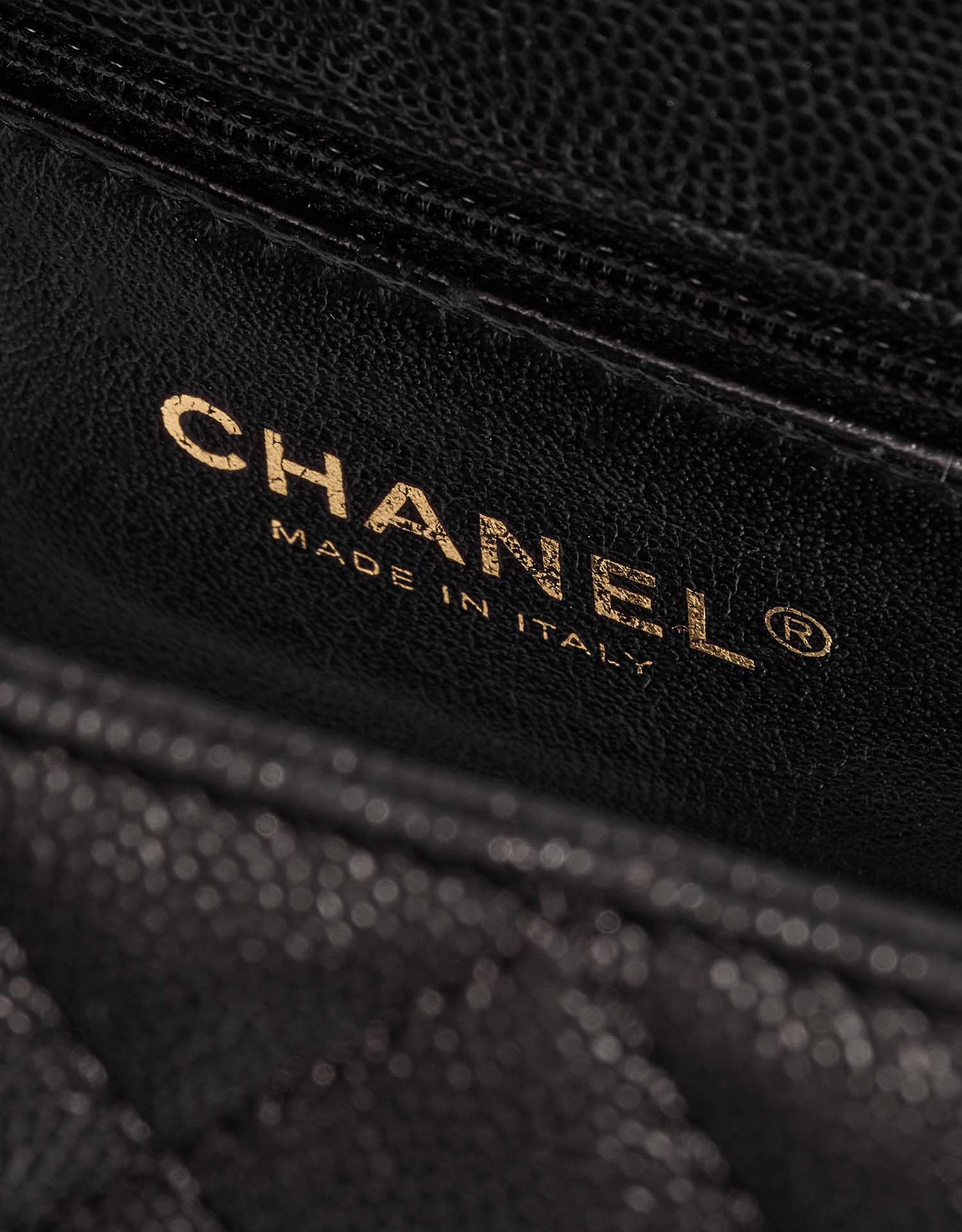 Chanel TimelessHandle Medium Black-Pink Logo  | Sell your designer bag on Saclab.com