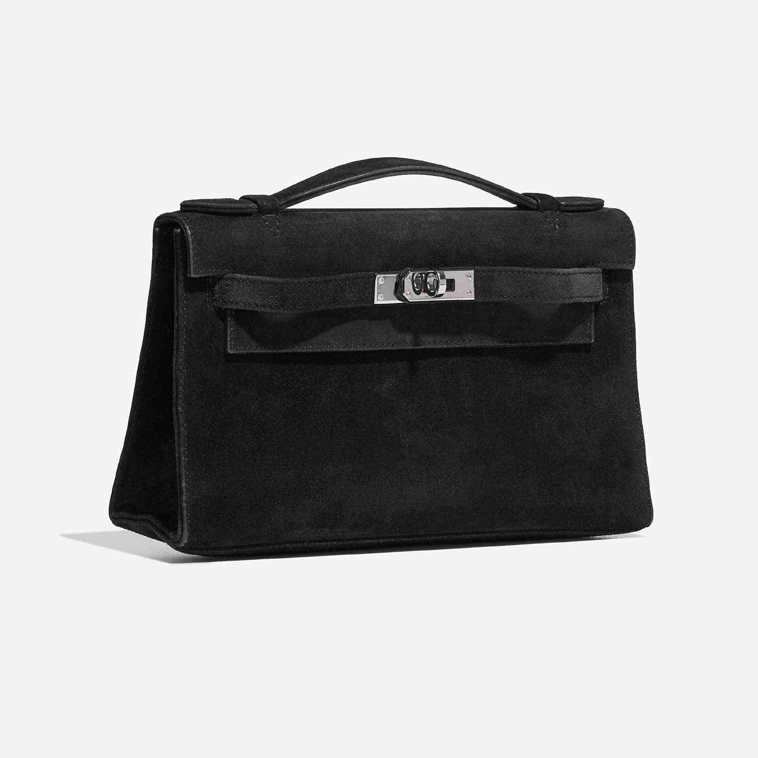 Hermès Kelly Pochette Black 6SF S | Sell your designer bag on Saclab.com