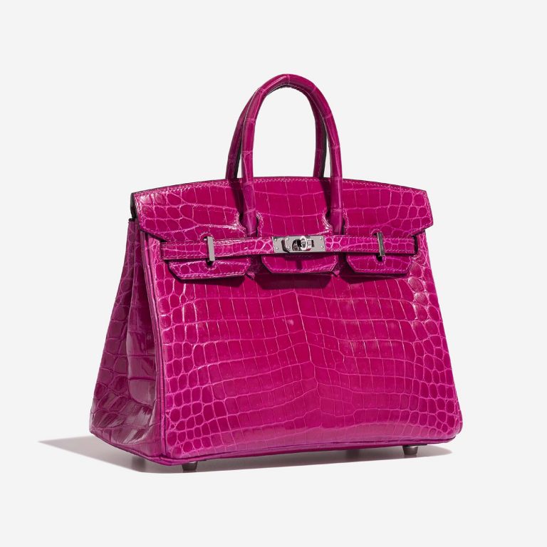 Hermès Birkin 25 RosePourpre Side Front | Verkaufen Sie Ihre Designer-Tasche auf Saclab.com