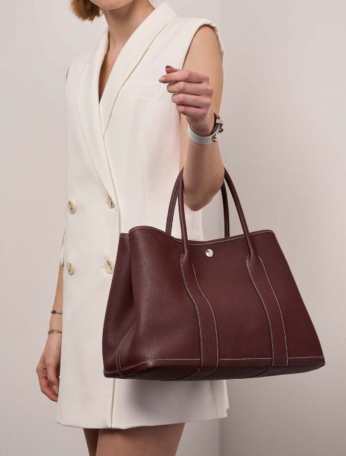 Hermès GardenParty 36 Sienne 1M | Sell your designer bag on Saclab.com