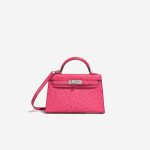 Hermès Kelly Mini RoseTyrien Front  | Sell your designer bag on Saclab.com