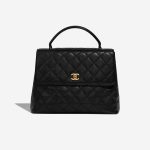 Chanel TimelessHandle Large Black Front  | Sell your designer bag on Saclab.com