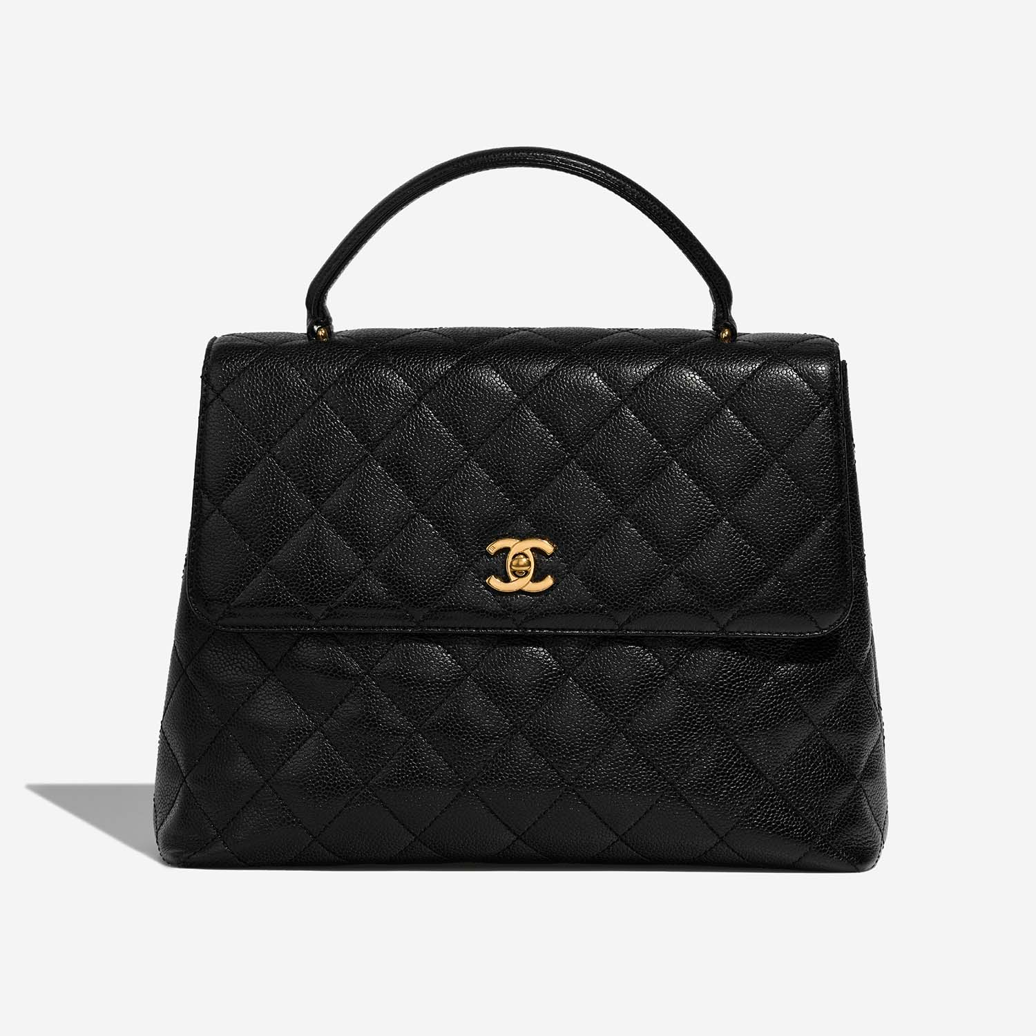 Chanel TimelessHandle Large Black Front | Verkaufen Sie Ihre Designer-Tasche auf Saclab.com