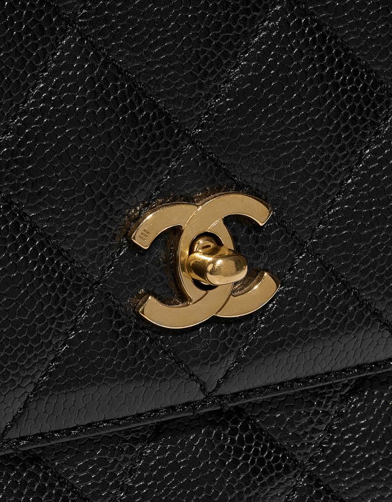 Chanel TimelessHandle Large Black Closing System  | Sell your designer bag on Saclab.com