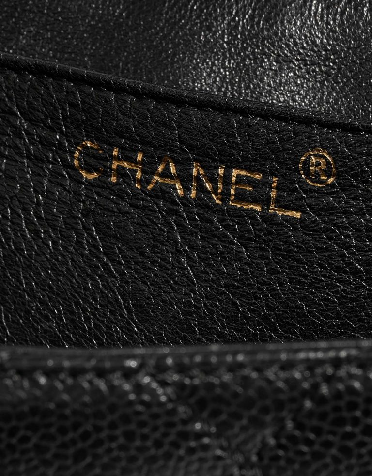 Chanel TimelessHandle Large Black Logo  | Sell your designer bag on Saclab.com