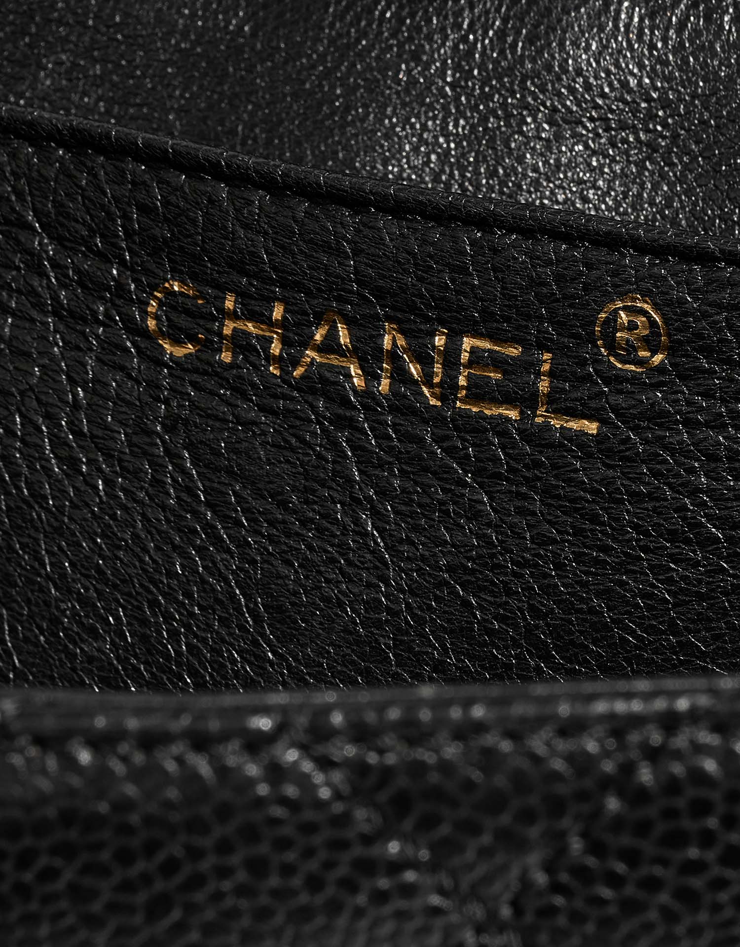 Chanel TimelessHandle Large Black Logo  | Sell your designer bag on Saclab.com