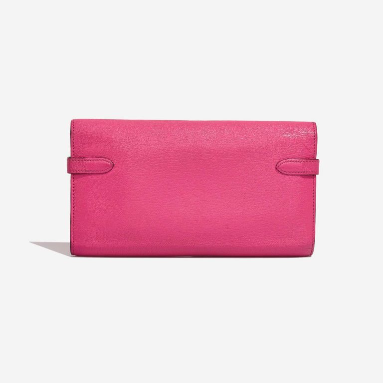 Pre-owned Hermès bag Kelly Long Wallet Chèvre Mysore Rose Tyrien Pink | Sell your designer bag on Saclab.com