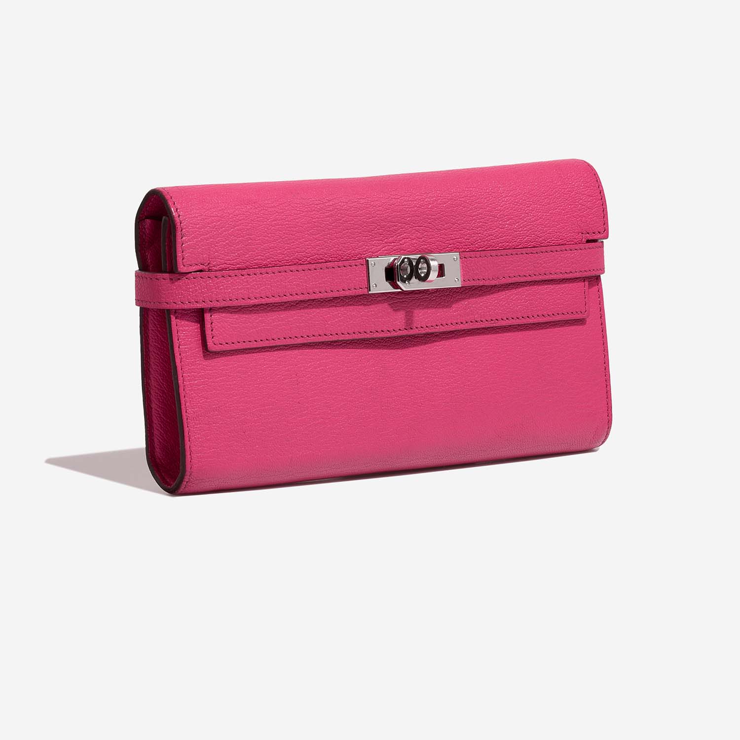 Sac Hermès d'occasion Kelly Long Wallet Chèvre Mysore Rose Tyrien Pink | Vendez votre sac de créateur sur Saclab.com