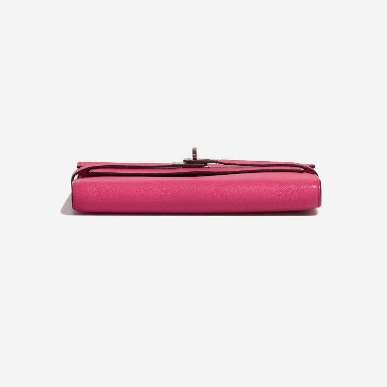 Pre-owned Hermès bag Kelly Long Wallet Chèvre Mysore Rose Tyrien Pink | Sell your designer bag on Saclab.com