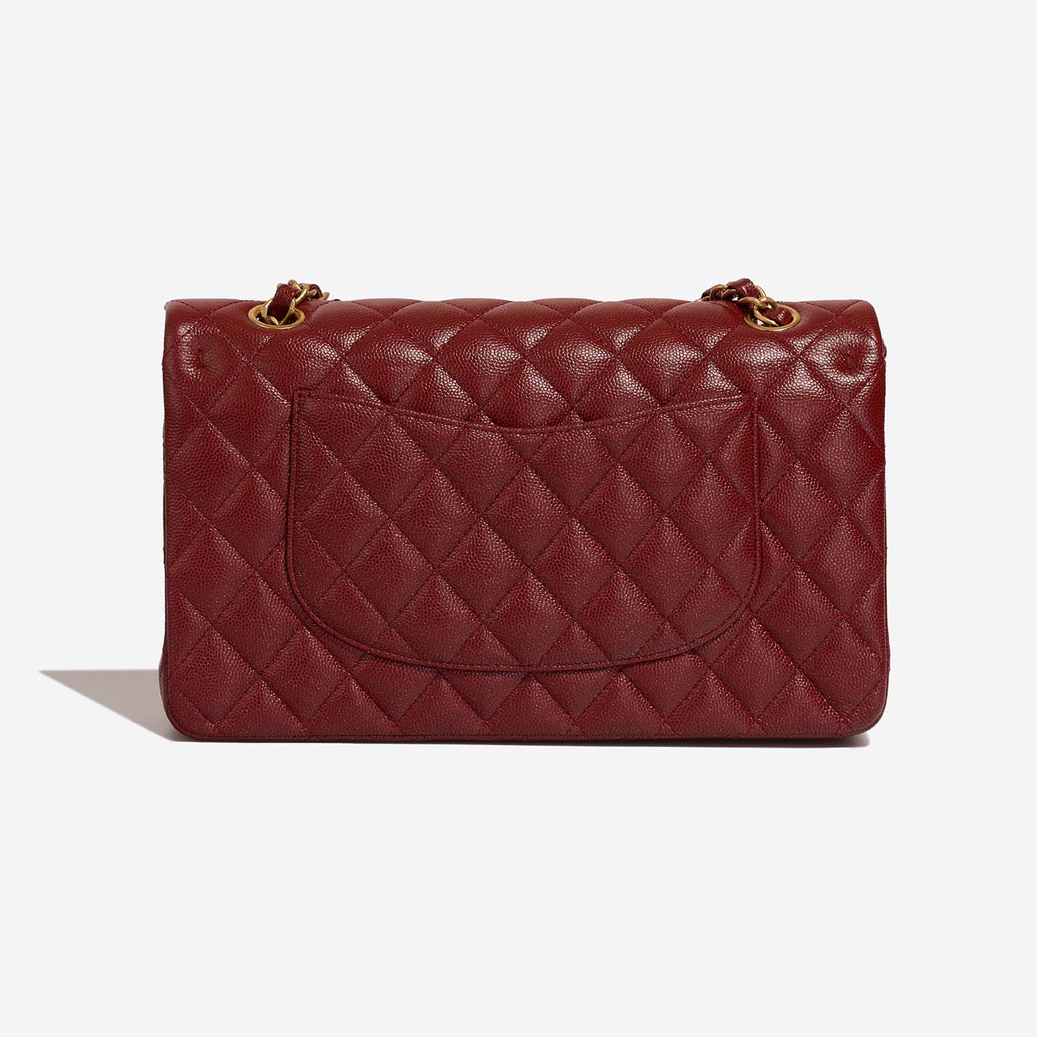 Pre-owned Chanel bag Timeless Medium Caviar Red Red | Sell your designer bag on Saclab.com