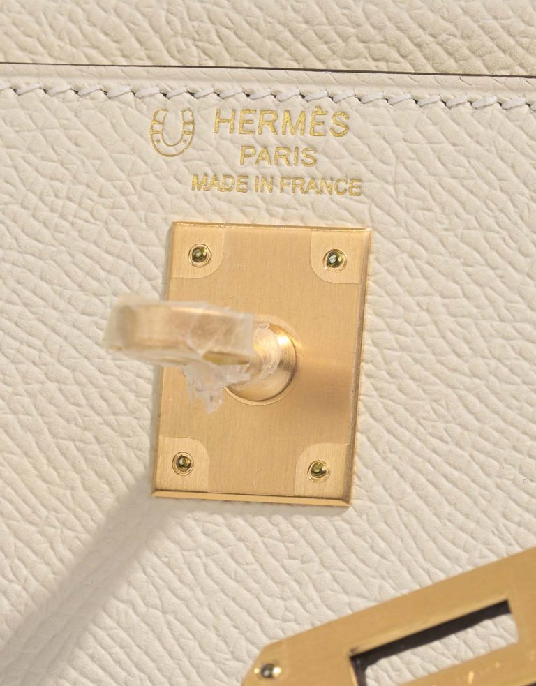 Pre-owned Hermès bag Kelly HSS 25 Epsom Craie / Etoupe Beige, Brown, Multicolour | Sell your designer bag on Saclab.com