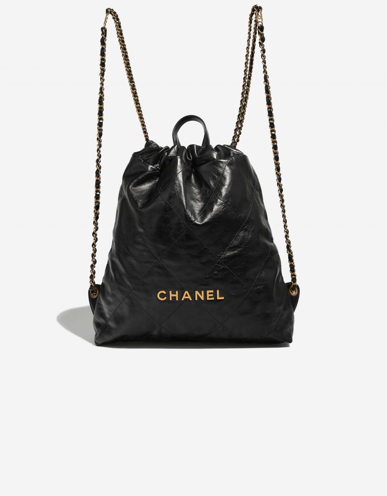 Sac Chanel 22 Sac à dos Veau Noir Noir | Vendez votre sac de créateur sur Saclab.com