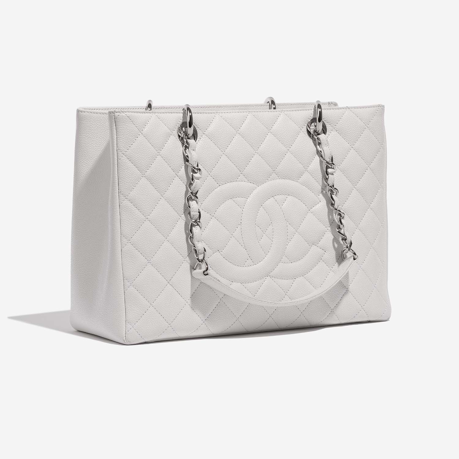 Sac Chanel d'occasion Shopping Tote GST Caviar Blanc Blanc | Vendez votre sac de créateur sur Saclab.com