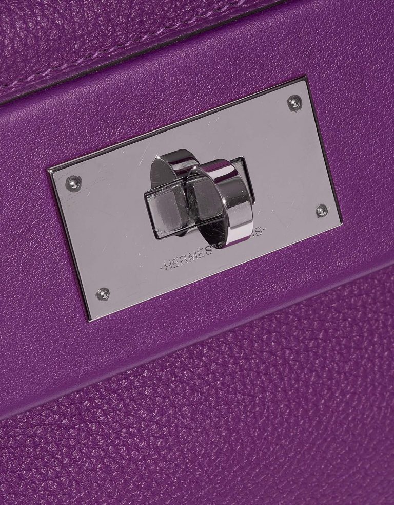 Pre-owned Hermès bag 24/24 29 Clemence Anemone Violet | Sell your designer bag on Saclab.com