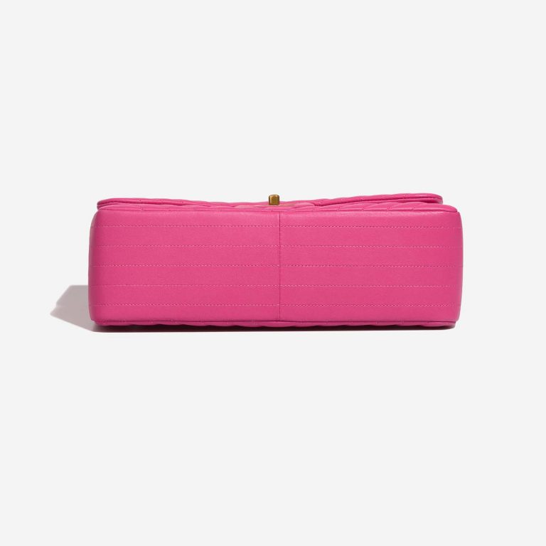 Gebrauchte Chanel Tasche Timeless Chevron Jumbo Lammleder Hot Pink Pink | Verkaufen Sie Ihre Designer-Tasche auf Saclab.com