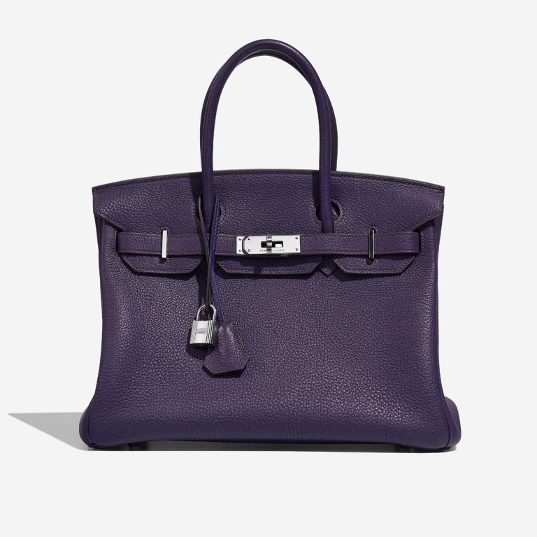 Hermès Birkin 30 Iris Front  | Sell your designer bag on Saclab.com