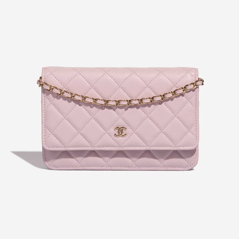 Sac Chanel d'occasion Timeless Portefeuille sur chaîne Caviar Rose Clair | Vendez votre sac de créateur sur Saclab.com