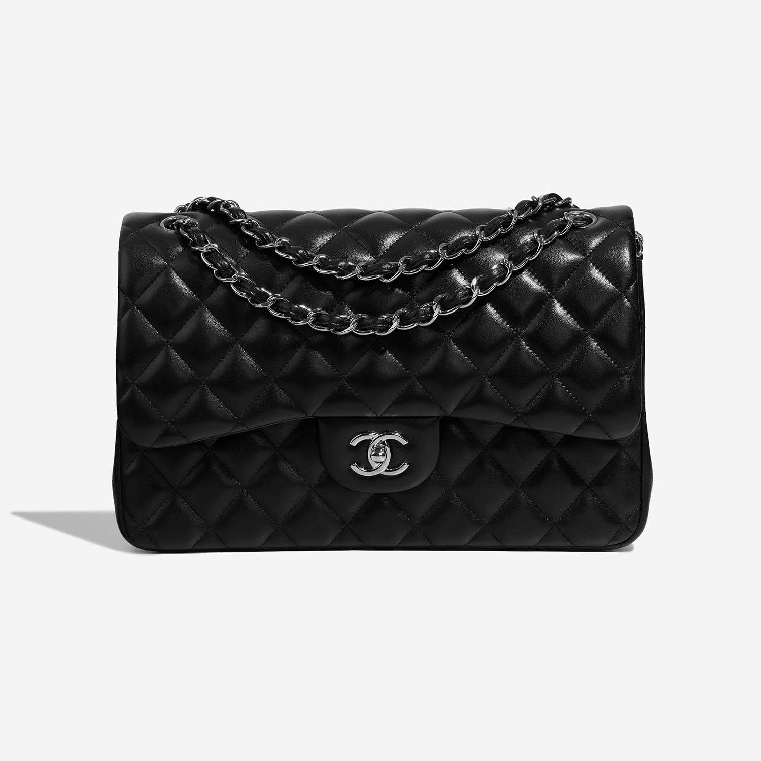 Chanel Classique Jumbo Black Front | Vendez votre sac de créateur sur Saclab.com
