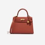 Hermès Kelly 25 RougeVenitien Front | Vendez votre sac de créateur sur Saclab.com