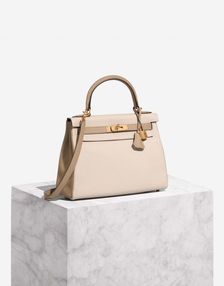 Hermès KellyHSS 28 Craie-Trench Front | Vendez votre sac de créateur sur Saclab.com