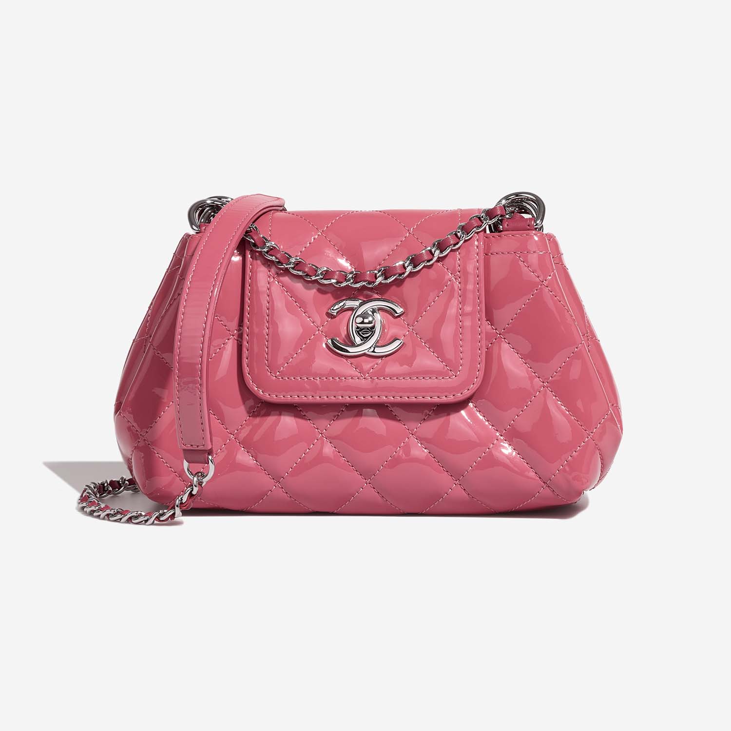 Chanel FlapBag Small Pink Front  | Sell your designer bag on Saclab.com