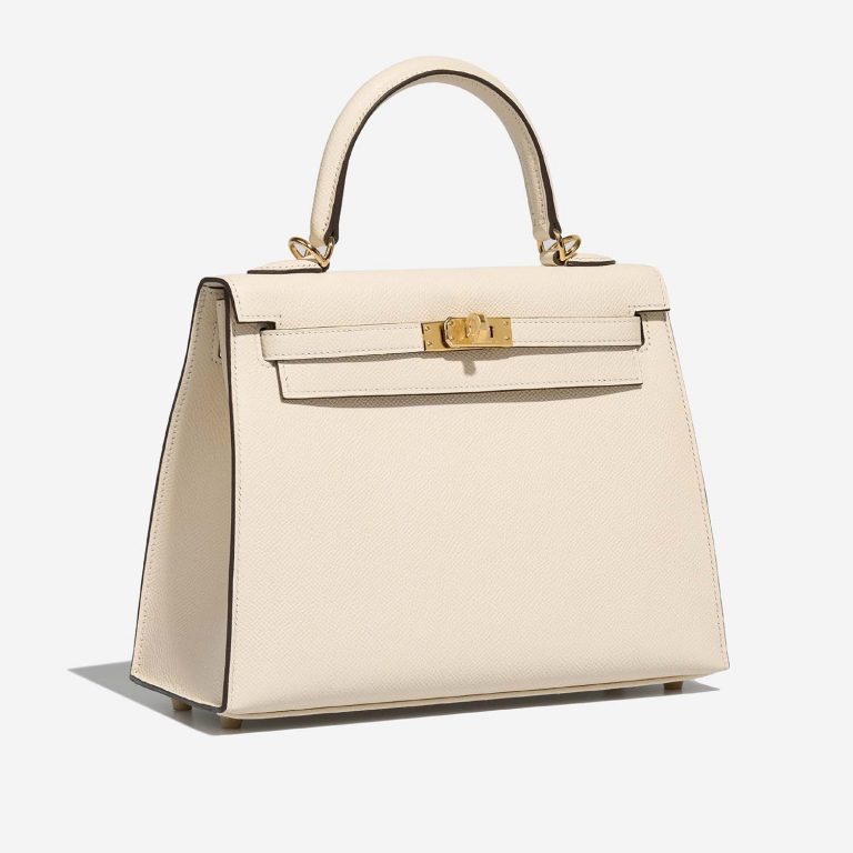 Hermès Kelly 25 Nata Side Front  | Sell your designer bag on Saclab.com