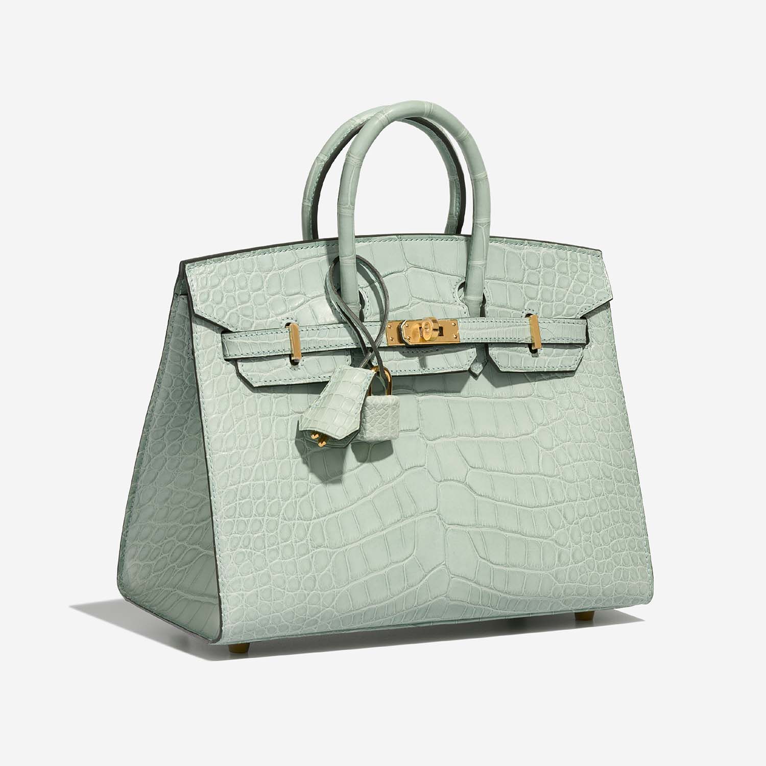 Hermès Birkin 25 VertD&#039;Eau Side Front | Vendez votre sac de créateur sur Saclab.com