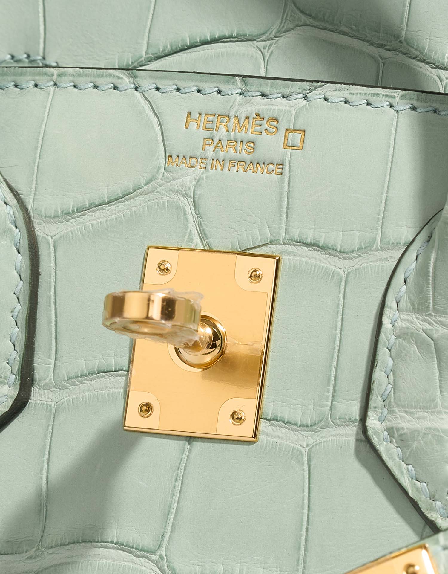 Hermès Birkin 25 VertD&#039;Eau Logo | Vendez votre sac de créateur sur Saclab.com