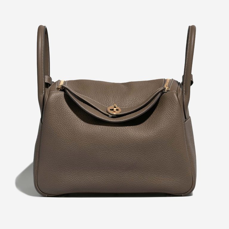 Hermès Lindy 30 Étoupe Front | Vendez votre sac de créateur sur Saclab.com