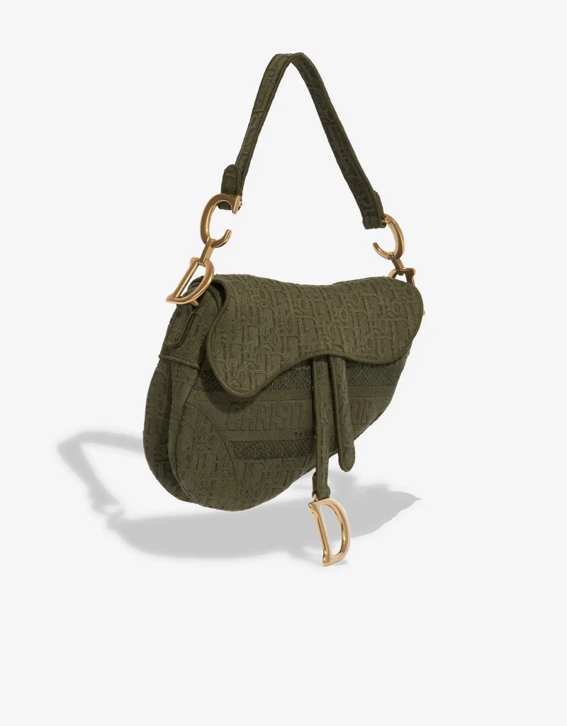 Dior Saddlebag Medium Green, erhältlich bei saclab.com