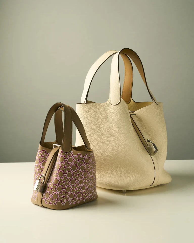 Hermès Picotin 22 Nata-Sesame Sizes Worn | Sell your designer bag on Saclab.com