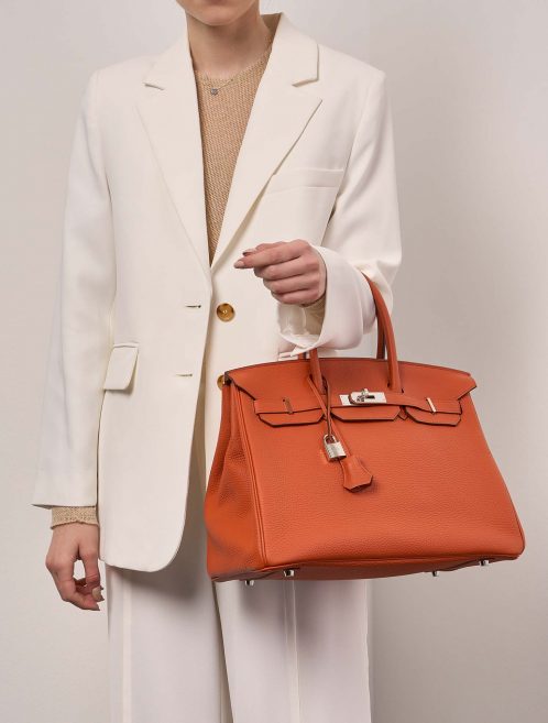 Hermès Birkin 35 OrangeH 1M | Vendez votre sac de créateur sur Saclab.com