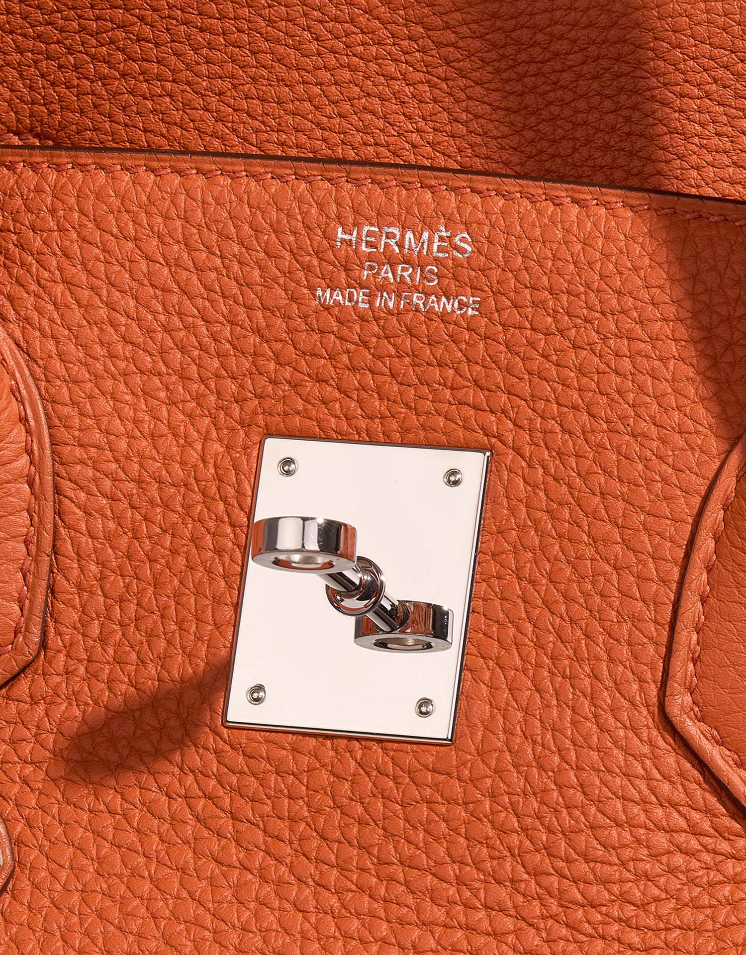 Hermès Birkin 35 OrangeH Logo  | Sell your designer bag on Saclab.com