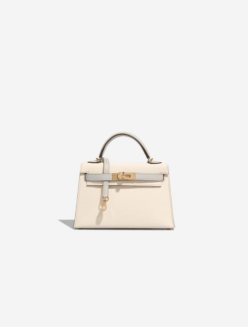 Hermès KellyHSS Mini Craie-GrisAsphalte Front | Verkaufen Sie Ihre Designer-Tasche auf Saclab.com