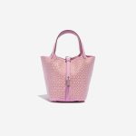 Hermès Picotin 18 MauveSylvestre-Cuivre-White Front | Verkaufen Sie Ihre Designer-Tasche auf Saclab.com