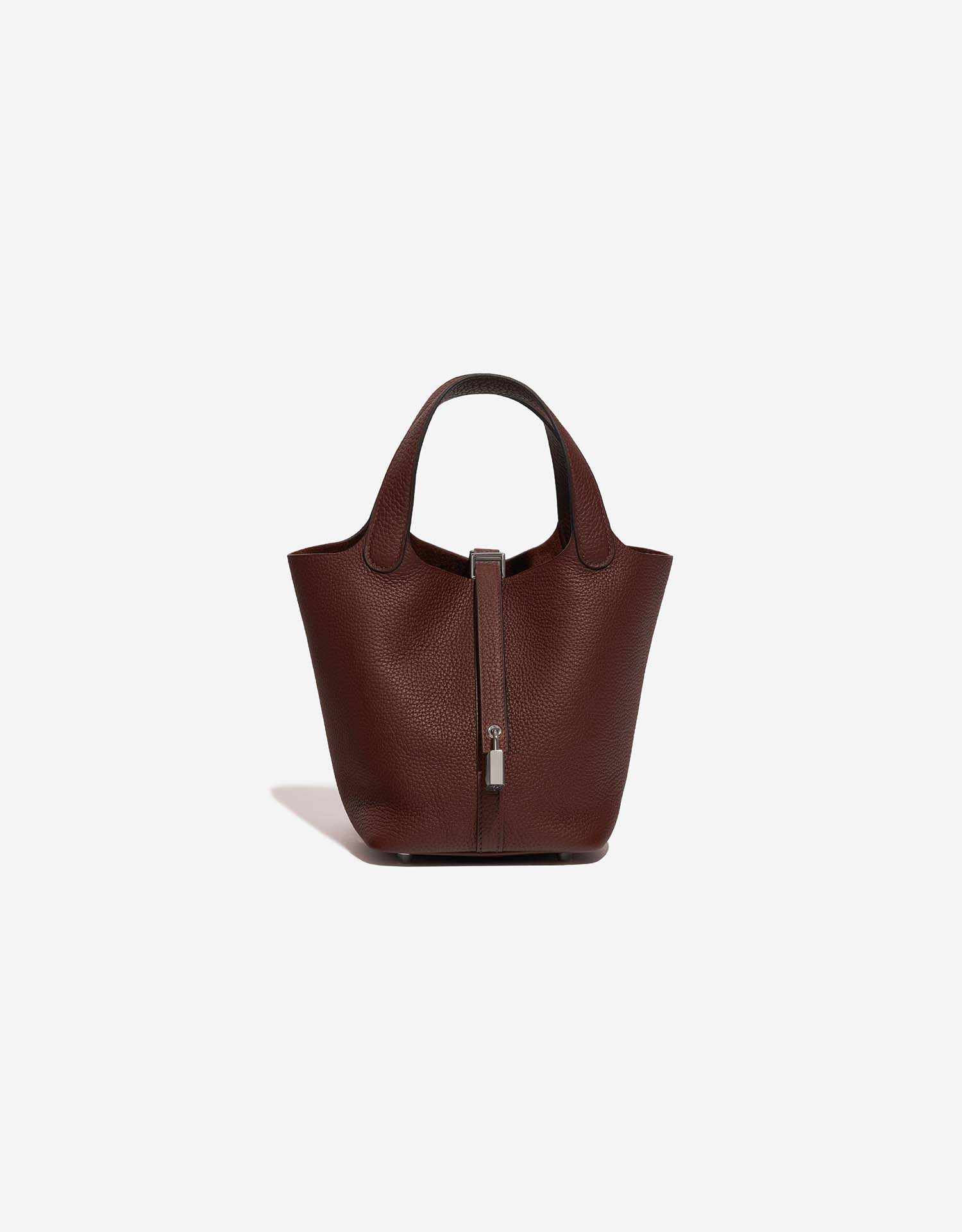 Hermès Picotin 18 Clemence Rouge Sellier
