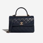 Chanel Trendy Large Navy Front  | Sell your designer bag on Saclab.com