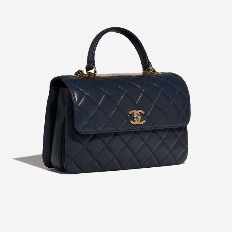 Chanel Trendy Large Navy Side Front  | Sell your designer bag on Saclab.com