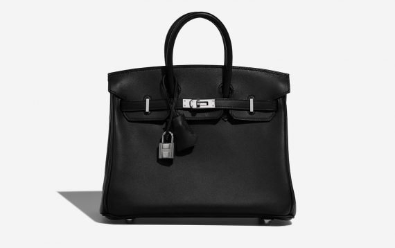 Hermès Birkin 25 Black 0F | Sell your designer bag on Saclab.com